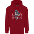 Chinese Zodiac Shengxiao Year of the Snake Childrens Kids Hoodie Red