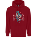Chinese Zodiac Shengxiao Year of the Snake Childrens Kids Hoodie Red