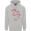 Chinese Zodiac Shengxiao Year of the Snake Childrens Kids Hoodie Sports Grey