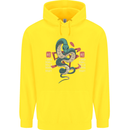 Chinese Zodiac Shengxiao Year of the Snake Childrens Kids Hoodie Yellow