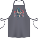 Chinese Zodiac Shengxiao Year of the Snake Cotton Apron 100% Organic Steel
