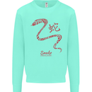 Chinese Zodiac Shengxiao Year of the Snake Kids Sweatshirt Jumper Peppermint