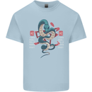 Chinese Zodiac Shengxiao Year of the Snake Kids T-Shirt Childrens Light Blue