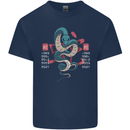 Chinese Zodiac Shengxiao Year of the Snake Kids T-Shirt Childrens Navy Blue