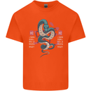 Chinese Zodiac Shengxiao Year of the Snake Kids T-Shirt Childrens Orange