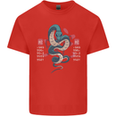 Chinese Zodiac Shengxiao Year of the Snake Kids T-Shirt Childrens Red