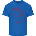 Chinese Zodiac Shengxiao Year of the Snake Kids T-Shirt Childrens Royal Blue