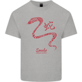 Chinese Zodiac Shengxiao Year of the Snake Kids T-Shirt Childrens Sports Grey