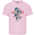 Chinese Zodiac Shengxiao Year of the Snake Mens Cotton T-Shirt Tee Top Light Pink