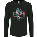 Chinese Zodiac Shengxiao Year of the Snake Mens Long Sleeve T-Shirt Black