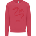 Chinese Zodiac Shengxiao Year of the Snake Mens Sweatshirt Jumper Heliconia