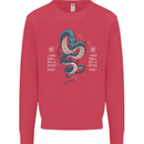 Chinese Zodiac Shengxiao Year of the Snake Mens Sweatshirt Jumper Heliconia
