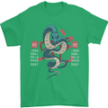 Chinese Zodiac Shengxiao Year of the Snake Mens T-Shirt Cotton Gildan Irish Green
