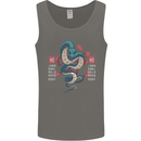 Chinese Zodiac Shengxiao Year of the Snake Mens Vest Tank Top Charcoal