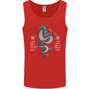 Chinese Zodiac Shengxiao Year of the Snake Mens Vest Tank Top Red