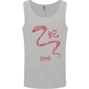 Chinese Zodiac Shengxiao Year of the Snake Mens Vest Tank Top Sports Grey