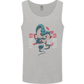 Chinese Zodiac Shengxiao Year of the Snake Mens Vest Tank Top Sports Grey