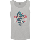Chinese Zodiac Shengxiao Year of the Snake Mens Vest Tank Top Sports Grey