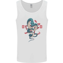 Chinese Zodiac Shengxiao Year of the Snake Mens Vest Tank Top White