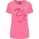 Chinese Zodiac Shengxiao Year of the Snake Womens Wider Cut T-Shirt Azalea