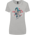 Chinese Zodiac Shengxiao Year of the Snake Womens Wider Cut T-Shirt Sports Grey