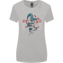 Chinese Zodiac Shengxiao Year of the Snake Womens Wider Cut T-Shirt Sports Grey