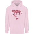 Chinese Zodiac Shengxiao Year of the Tiger Childrens Kids Hoodie Light Pink
