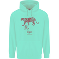 Chinese Zodiac Shengxiao Year of the Tiger Childrens Kids Hoodie Peppermint