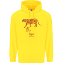Chinese Zodiac Shengxiao Year of the Tiger Childrens Kids Hoodie Yellow