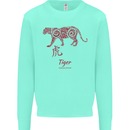 Chinese Zodiac Shengxiao Year of the Tiger Kids Sweatshirt Jumper Peppermint