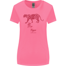 Chinese Zodiac Shengxiao Year of the Tiger Womens Wider Cut T-Shirt Azalea