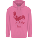 Chinese Zodiac Year of the Rooster Childrens Kids Hoodie Azalea