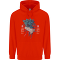 Chinese Zodiac Year of the Rooster Childrens Kids Hoodie Bright Red