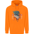 Chinese Zodiac Year of the Rooster Childrens Kids Hoodie Orange