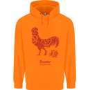 Chinese Zodiac Year of the Rooster Childrens Kids Hoodie Orange