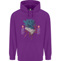Chinese Zodiac Year of the Rooster Childrens Kids Hoodie Purple