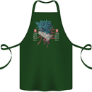 Chinese Zodiac Year of the Rooster Cotton Apron 100% Organic Forest Green