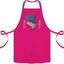 Chinese Zodiac Year of the Rooster Cotton Apron 100% Organic Pink