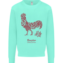 Chinese Zodiac Year of the Rooster Kids Sweatshirt Jumper Peppermint