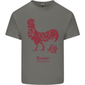 Chinese Zodiac Year of the Rooster Kids T-Shirt Childrens Charcoal