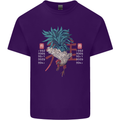 Chinese Zodiac Year of the Rooster Mens Cotton T-Shirt Tee Top Purple