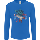 Chinese Zodiac Year of the Rooster Mens Long Sleeve T-Shirt Royal Blue