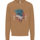 Chinese Zodiac Year of the Rooster Mens Sweatshirt Jumper Caramel Latte