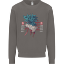 Chinese Zodiac Year of the Rooster Mens Sweatshirt Jumper Charcoal