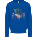 Chinese Zodiac Year of the Rooster Mens Sweatshirt Jumper Royal Blue