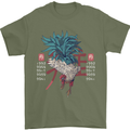 Chinese Zodiac Year of the Rooster Mens T-Shirt Cotton Gildan Military Green