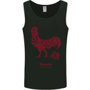 Chinese Zodiac Year of the Rooster Mens Vest Tank Top Black
