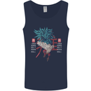 Chinese Zodiac Year of the Rooster Mens Vest Tank Top Navy Blue