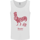 Chinese Zodiac Year of the Rooster Mens Vest Tank Top White