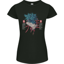 Chinese Zodiac Year of the Rooster Womens Petite Cut T-Shirt Black
